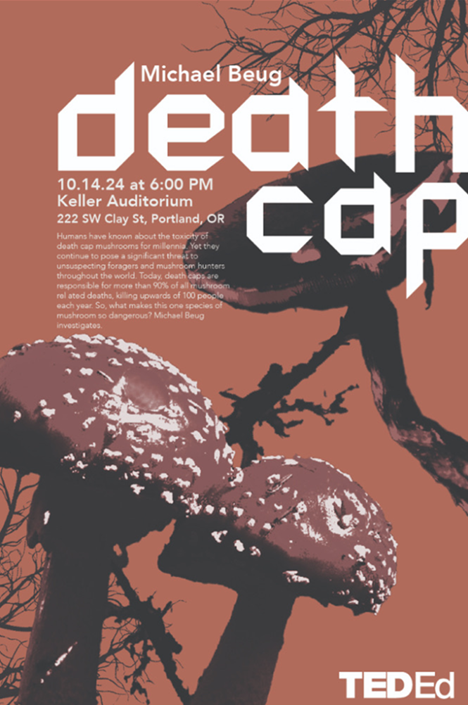 Death Cap TEDTalk poster