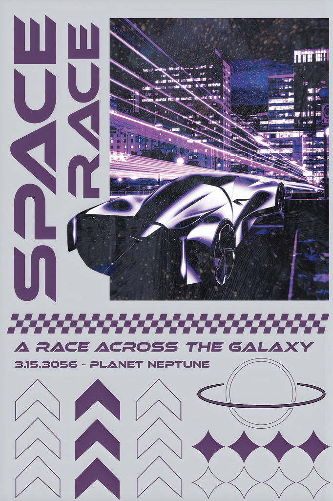 Space Race event poster
